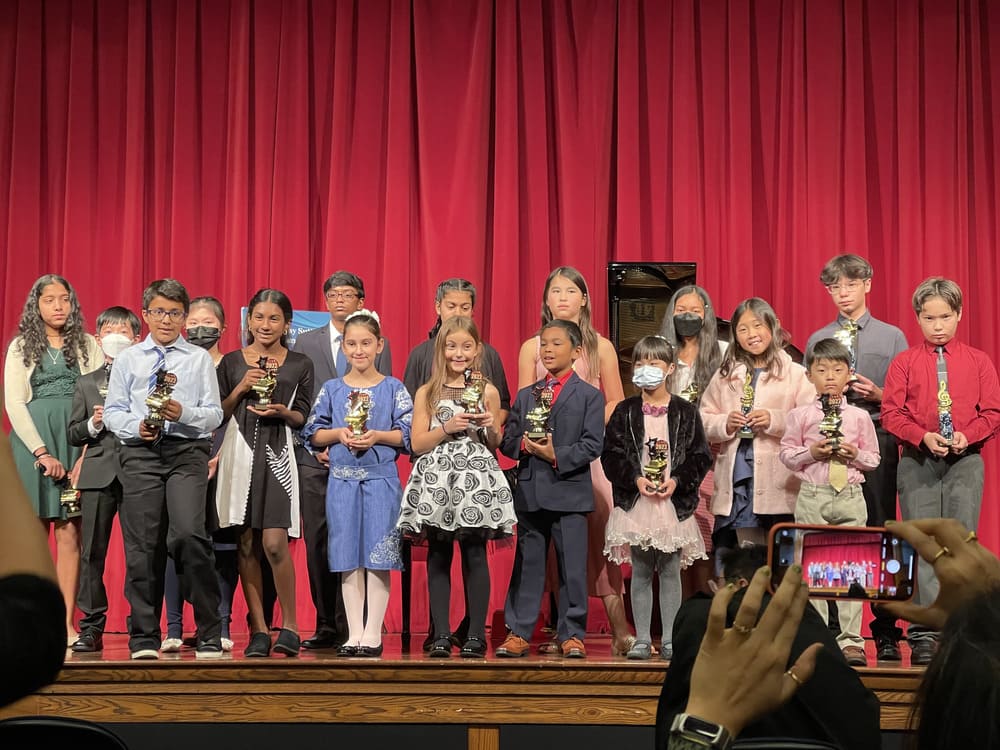 The spring recital at the Laurel Tinney School of Piano in Blue Bell, PA